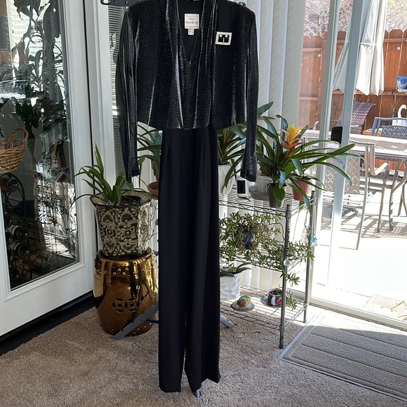 Joseph Ribkoff Jumpsuit with jacket size 10 - Picture 5 of 9